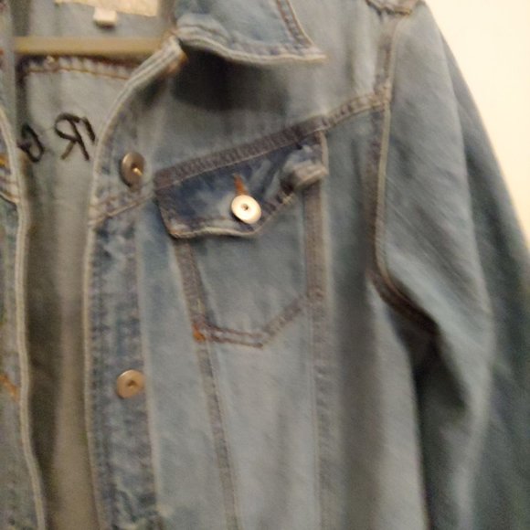 GB Not Your Girl brand jea denim jacket XS - Picture 6 of 16